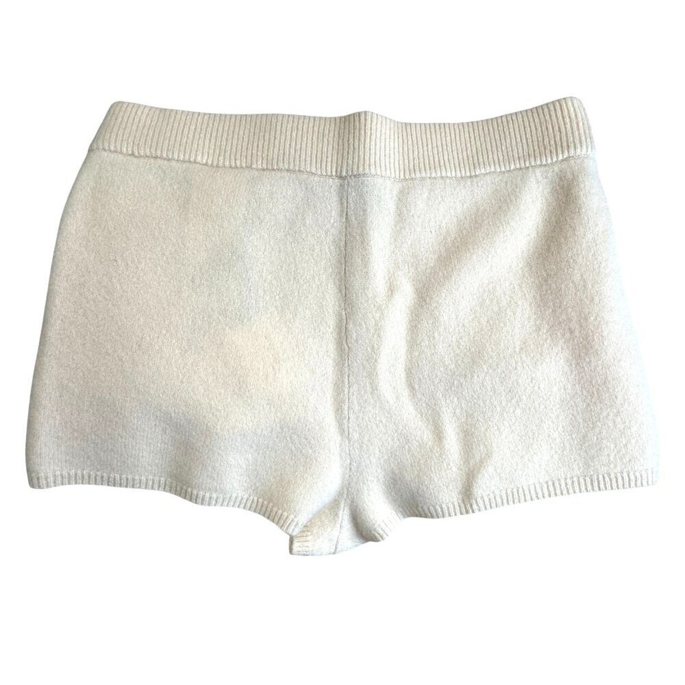 NWT Sandro Paris Izzie Shorts 38 FR US 6 Vanilla 100% Wool MSRP $145